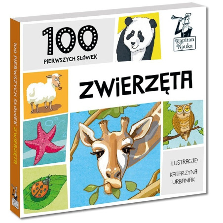 ZWIERZĘTA 100 pierwszych słówek książeczka