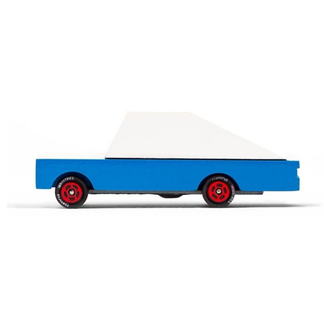 BLUE RACER drewniany samochód