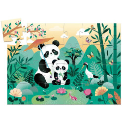 PANDA LEO tekturowe puzzle 24 el.