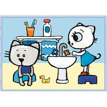 DZIEŃ KICI KOCI puzzle 4w1