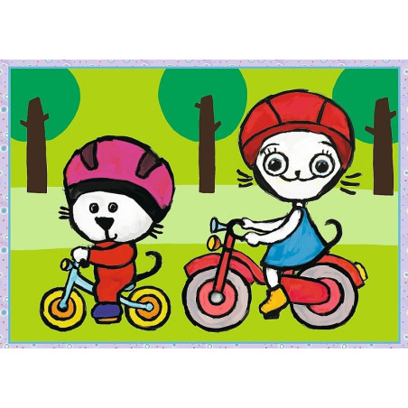 DZIEŃ KICI KOCI puzzle 4w1