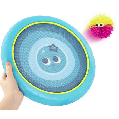 SPRĘŻYSTE DYSKI  z kudłatymi piłeczkami gra zręcznościowa Poppin’ Paddles