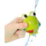 ŚWIECĄCY WIELORYB z rozkręcaną sikawką żabką zabawka do kąpieli Glow & Splash