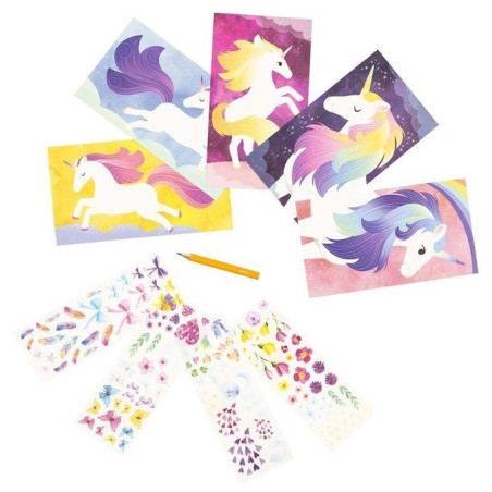 JEDNOROŻCE zestaw kreatywny Transfer Magic