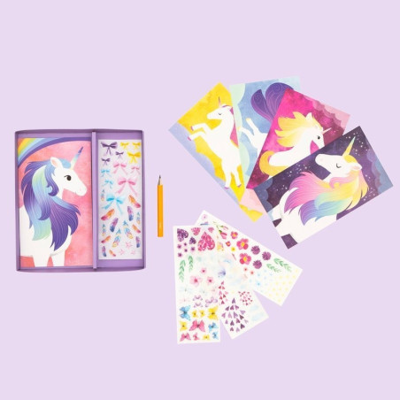 JEDNOROŻCE zestaw kreatywny Transfer Magic