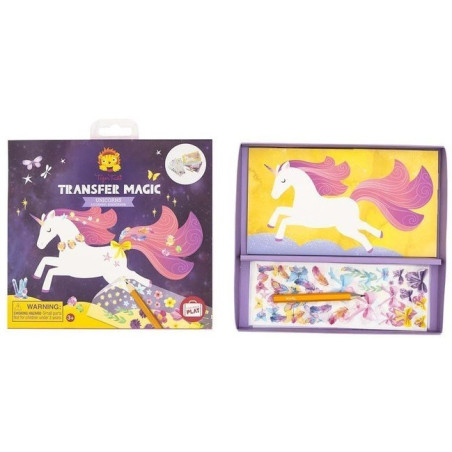 JEDNOROŻCE zestaw kreatywny Transfer Magic