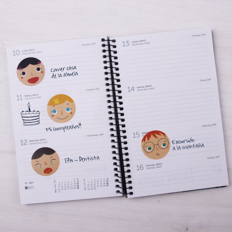 EMOCJE naklejki wielokrotnego użytku na rolce 360 szt.