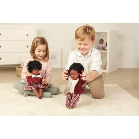 AFROAMERYKAŃCZYK lalka chłopiec 38 cm