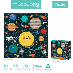 UKŁAD SŁONECZNY puzzle podłogowe jumbo 25 el.