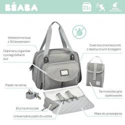 TORBA DLA MAMY Geneva II Heather Grey