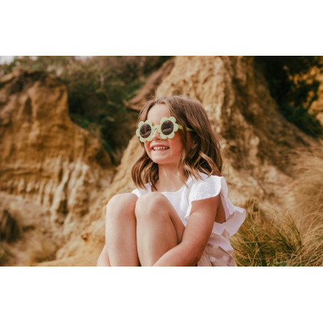 KWIATKI okularki przeciwsłoneczne dla dzieci 3-10 lat Bellis Lemonade