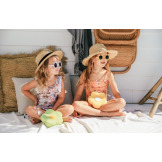 KWIATKI okularki przeciwsłoneczne dla dzieci 3-10 lat Bellis Mashmallow