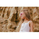 KWIATKI okularki przeciwsłoneczne dla dzieci 3-10 lat Bellis Bubble Gum