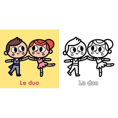 TAŃCE moja pierwsza kolorowanka