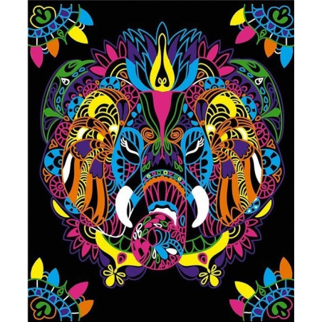 ZWIERZĄTKA fluorescencyjne flamastry zestaw kreatywny Art&Craft