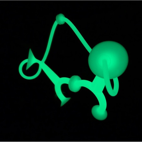 OOGI GLOW silikonowa zabawka kreatywna Junior świecąca w ciemności