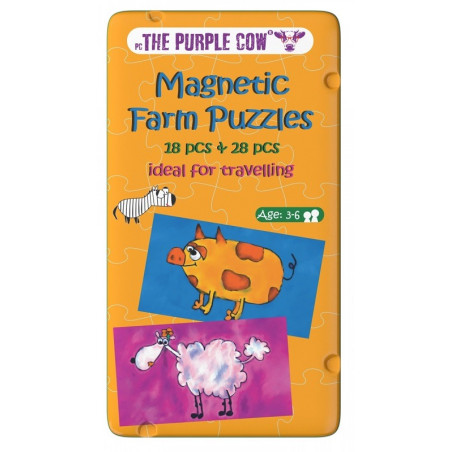 FARMA puzzle magnetyczne zestaw 2 układanek