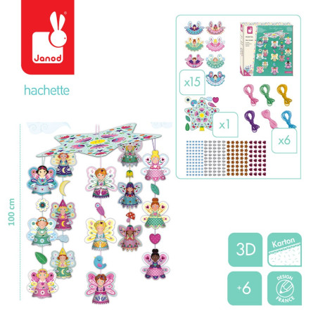 GIRLANDY Z WRÓŻKAMI zestaw kreatywny Art&Craft