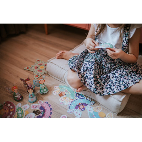 GIRLANDY Z WRÓŻKAMI zestaw kreatywny Art&Craft