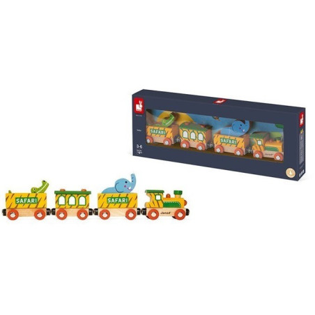 SAFARI drewniany pociąg Story