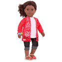 AŻUROWE WDZIANKO z akcesoriami dla lalki 46 cm standard