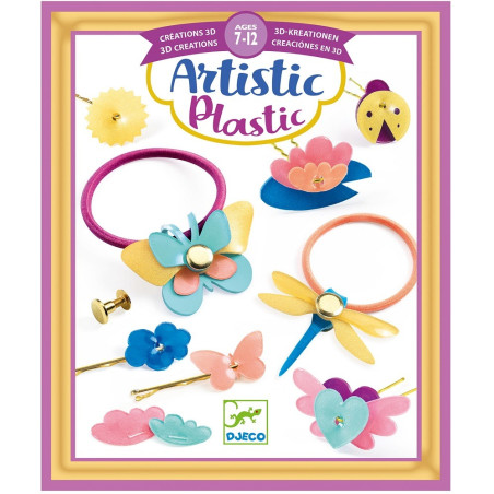 AKCESORIA DO WŁOSÓW zestaw artystyczny magiczny plastik