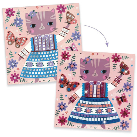 PIĘKNE ZWIERZĄTKA mozaika piankowa zestaw kreatywny