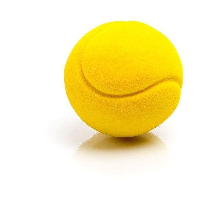 PIŁECZKA tenis sensoryczna żółta mała