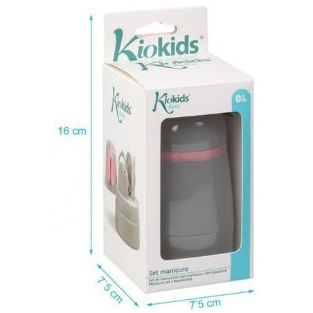 KRÓLIK zestaw do manicure dla niemowląt różowy