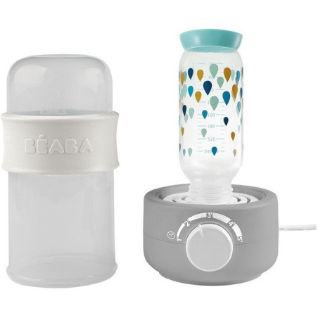 PODGRZEWACZ I STERYLIZATOR PAROWY do butelek i słoiczków Babymilk Second grey