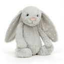 KRÓLICZEK szara przytulanka Bashful Shimmer Bunny 31 cm