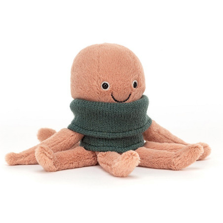 OŚMIORNICA W SWETERKU przytulanka 20 cm Cozy Crew