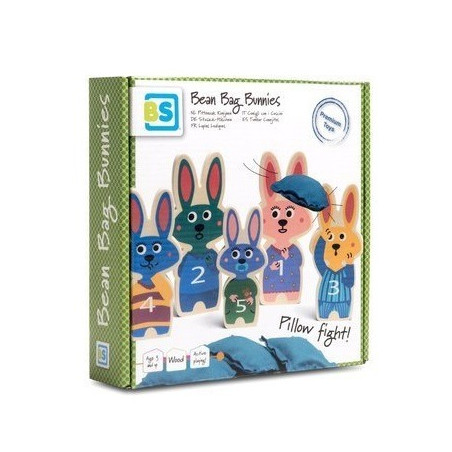 KRÓLICZKI drewniana gra zręcznościowa