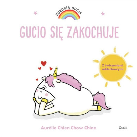 GUCIO SIĘ ZAKOCHUJE książeczka Uczucia Gucia Aurelie Chien Chow Chine