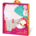 FUTRZANY BEZRĘKAWNIK z akcesoriami dla lalki 46 cm standard