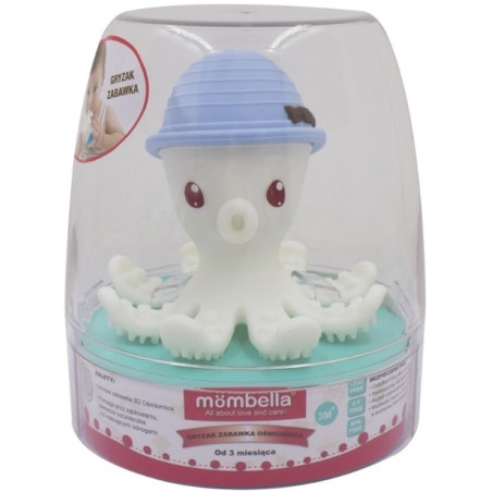 BŁĘKITNA OŚMIORNICA silikonowy gryzak Light Blue