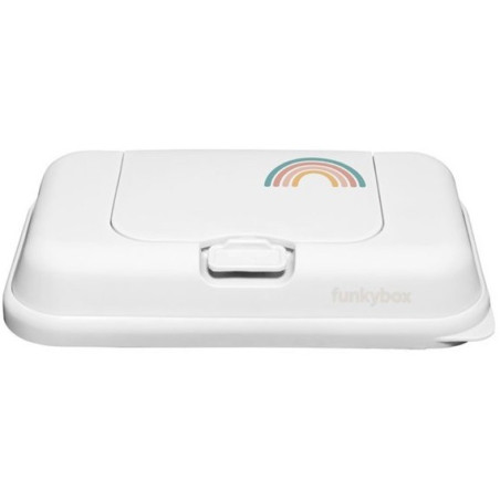 BIAŁY POJEMNIK na chusteczki To Go Rainbow