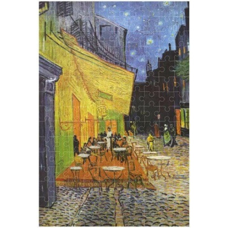 TERRACE OF A CAFE VINCENT VAN GOGH puzzle tekturowe mikro 150 el.