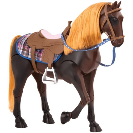 THOROUGHBRED duży koń 50 cm dla lalki