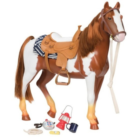 APPOLOOSA srokaty duży koń 50 cm dla lalki