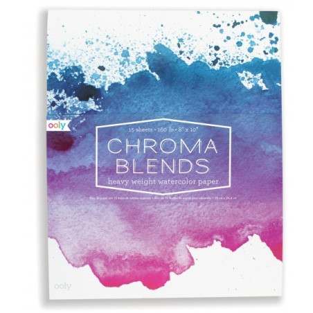 BLOK DO MALOWANIA AKWARELAMI 15 arkuszy Chroma Blends