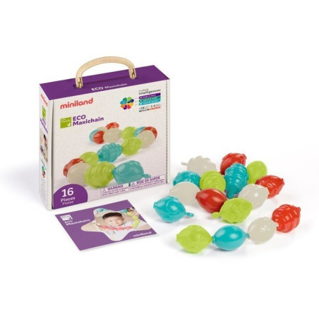 ŁAŃCUSZEK koraliki do łączenia Eco Maxi 16 el.