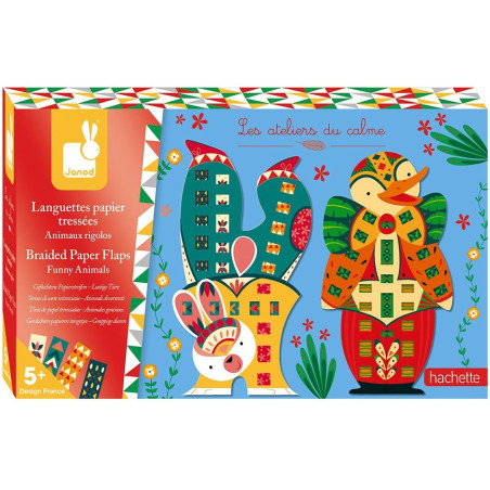 ZABAWNE ZWIERZAKI papierowa przeplatanka zestaw kreatywny Art&Craft