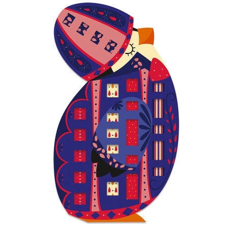 ZABAWNE ZWIERZAKI papierowa przeplatanka zestaw kreatywny Art&Craft