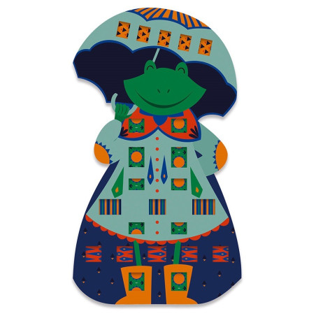 ZABAWNE ZWIERZAKI papierowa przeplatanka zestaw kreatywny Art&Craft