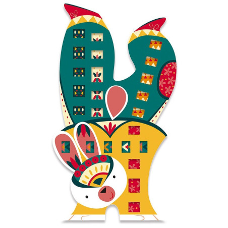 ZABAWNE ZWIERZAKI papierowa przeplatanka zestaw kreatywny Art&Craft