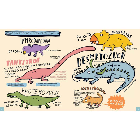 TOTALNIE WSZYSTKO O DINOZAURACH I INNYCH PREHISTORYCZNYCH BESTIACH książka Mike Lowery