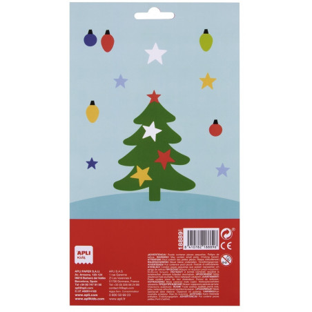 CHOINKI naklejki świąteczne 25 szt.