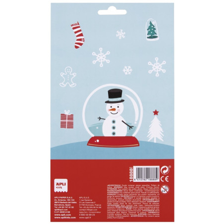 PREZENTY naklejki świąteczne 25 szt.