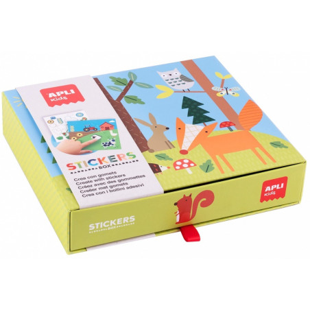 LAS zestaw kreatywny z naklejkami